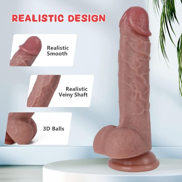 8 Inch Realistic Dildo in Pakistan thumbnail 3