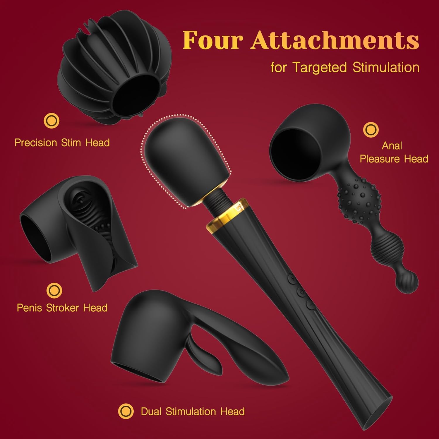 Wand Massager Vibrator Kit for Couples thumbnail 3