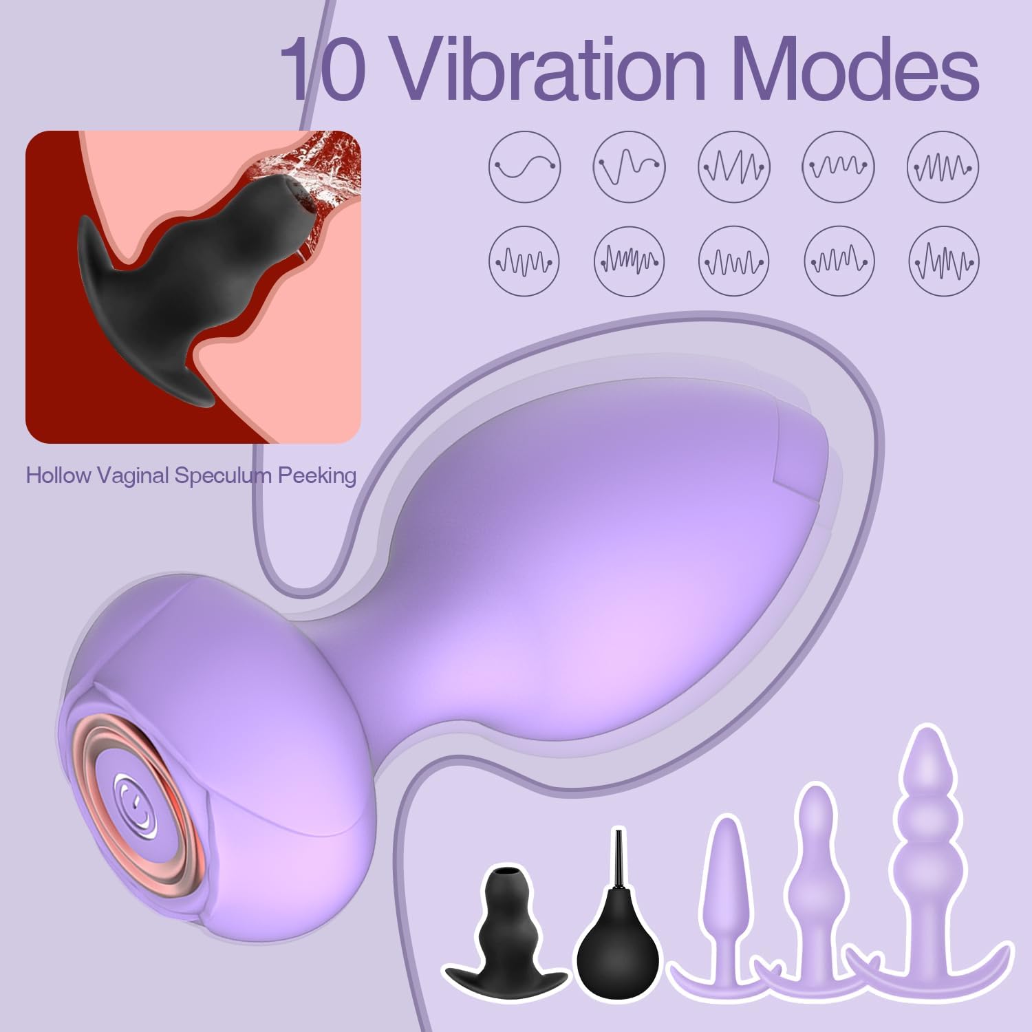 6 Piece Silicone Anal Plug Training Kit thumbnail 3