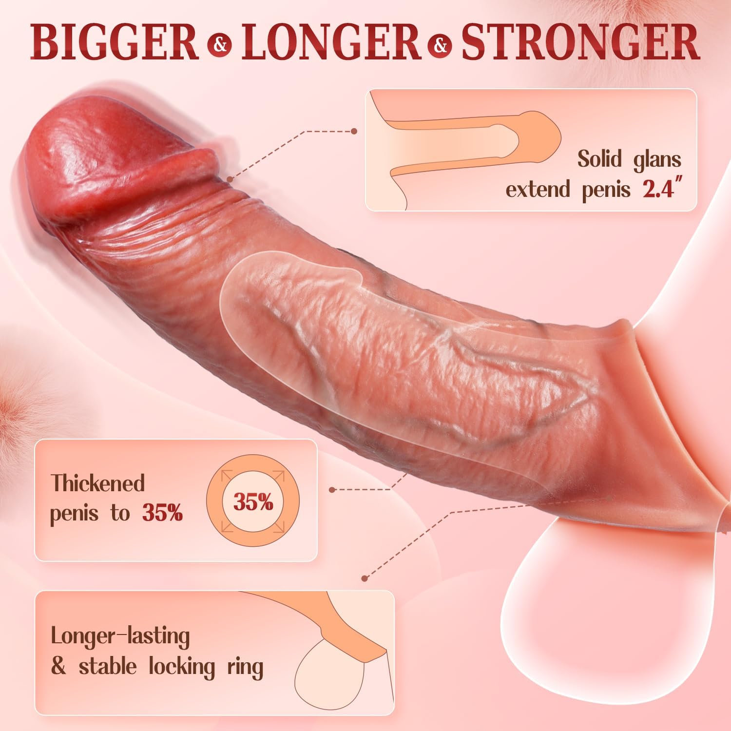 5 in 1 Vibrating Penis Sleeve thumbnail 3