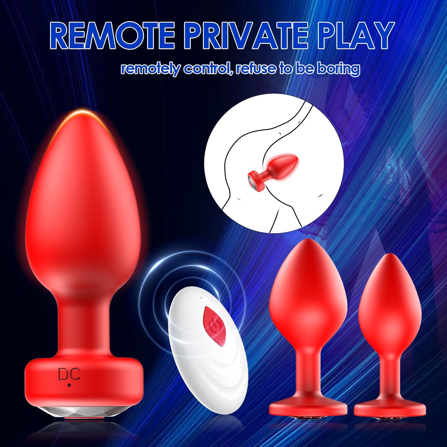3Pcs Silicone Butt Plugs in Pakistan thumbnail 3