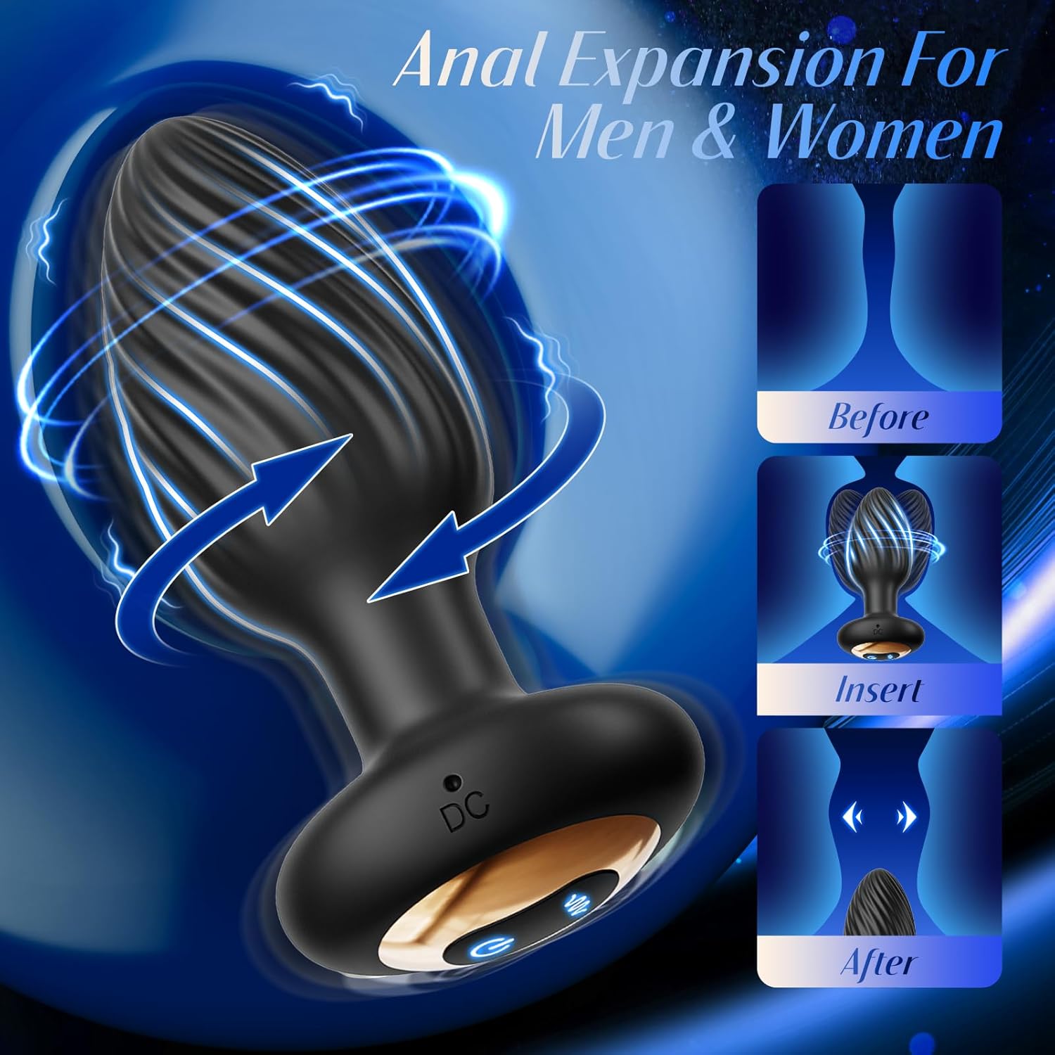 360° Rotating Prostate Massager with App Control thumbnail 3