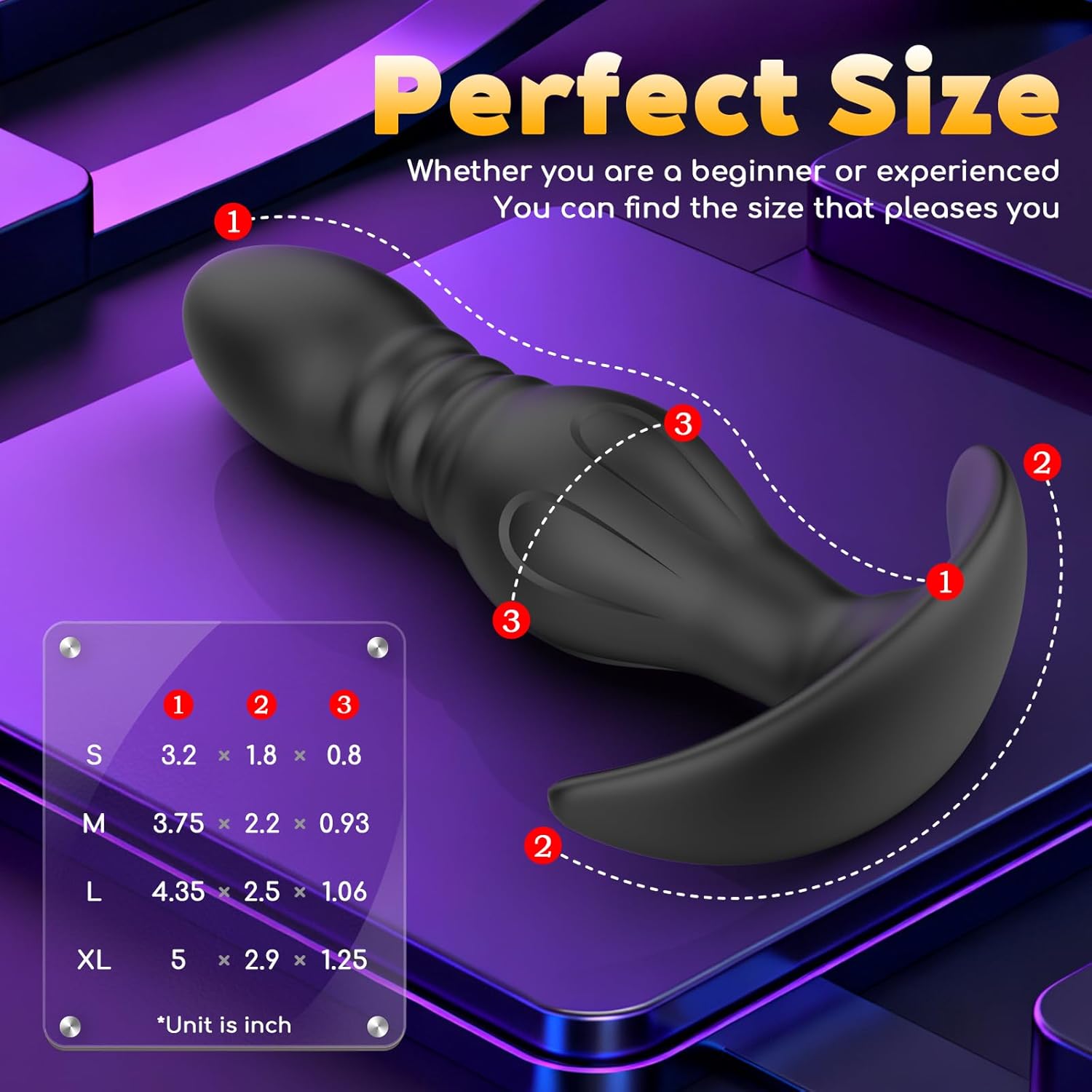 4 PCS Silicone Butt Plug Training Set thumbnail 2