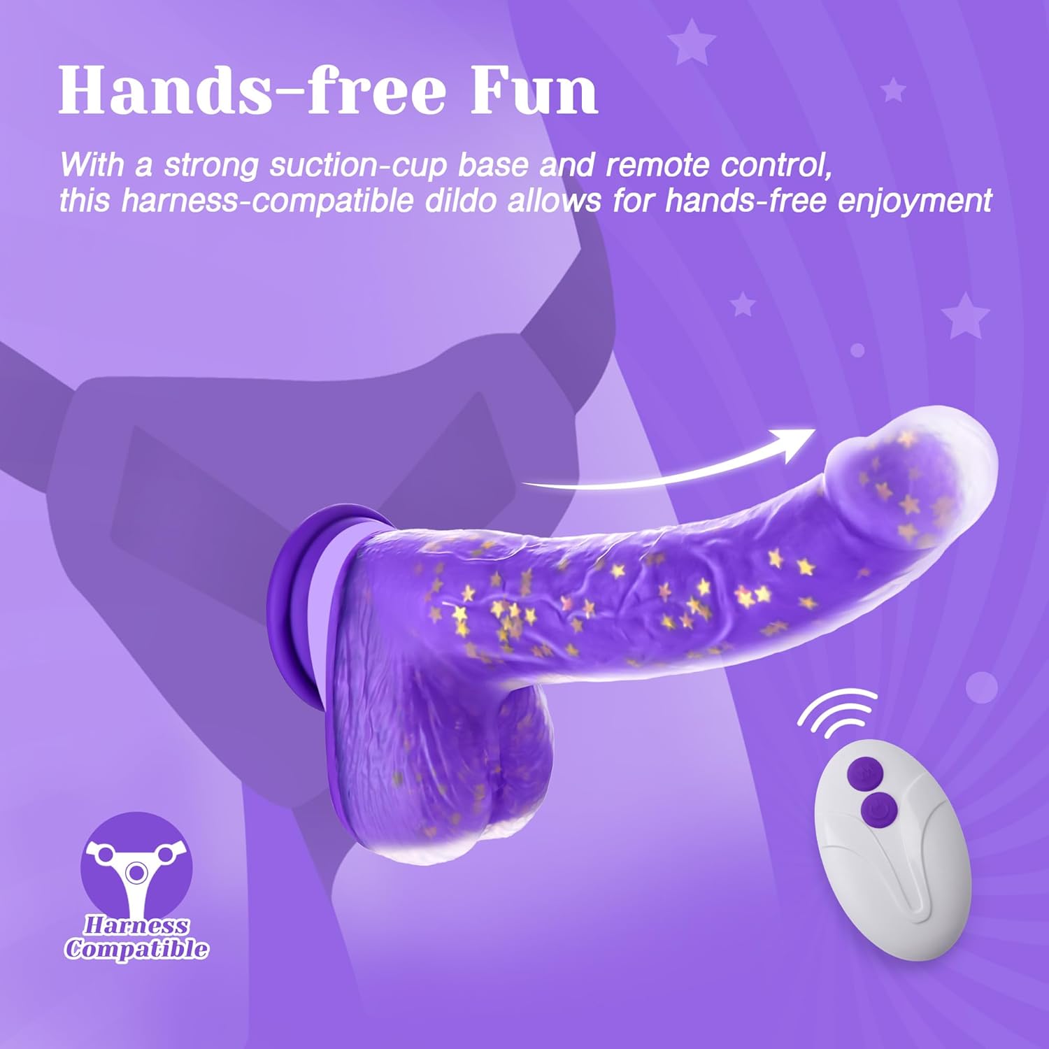 9 Inch Realistic G Spot Vibrator Dildo thumbnail 3