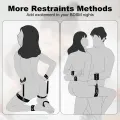 4 PCS BDSM Bondage Restraints Kit with Handcuffs thumbnail 2
