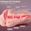 Realistic Male Masturbator Pocket Pussy with Triple Channel thumbnail 3