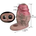 5 Inch Realistic Silicone Penis Sleeve with Penis Extender thumbnail 3