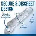 9 Inch Clear Penis Extender Sleeve for Couples thumbnail 2