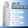 9 Inch Clear Penis Extender Sleeve for Couples thumbnail 3
