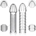 4 Pack Reusable Penis Sleeves and Extenders for Men thumbnail 3