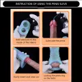 Silicone Penis Sleeve Extender for Men with Cock Ring thumbnail 2