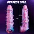 Reusable Fantasy Penis Sleeve Extender for Men with Ring thumbnail 3