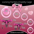 Lock Chastity Panties with Pink Cage in Pakistan thumbnail 3