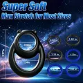 7 Sizes Stretchy Silicone Cock Ring for Men thumbnail 3