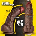 8 Inch Curved Black Dildo Sex Toy thumbnail 2