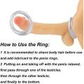 Stainless Steel Metal Penis Cock Ring for Men thumbnail 2
