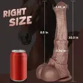 10 Inch Realistic Horse Silicone Dildo Toy thumbnail 2