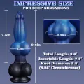 9 Inch Monster Huge Knot Dildo Toy thumbnail 2