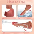 6 Inch Realistic Squirting Dildo with Suction Cup thumbnail 3