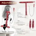 Adjustable BDSM Neck Wrist Restraint Set Sex Toy thumbnail 3