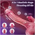 9 Inch Tongue Licking Vibrator Dildo Sex Toy thumbnail 4