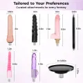 Adjustable Quiet Thrusting Sex Machine Dildos thumbnail 4