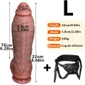 Realistic Large Size Wide Strap On Dildo thumbnail 3