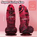 Silicone Huge Dildo for Women with Suction Cup thumbnail 2