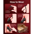 App Controlled Vibrating Male Chastity Cage thumbnail 2