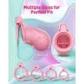 Best Vibrating Pink Chastity Cage for Men thumbnail 3