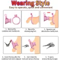 Inverted Male Chastity Cage Belt with 4 Rings thumbnail 2