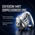 Metal Chastity Cage with Detachable Plug thumbnail 3