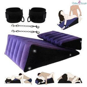 2 PCS Inflatable Position Pillow Set for Couples