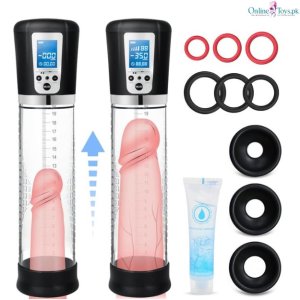Automatic Penis Pump with 6 Cock Rings