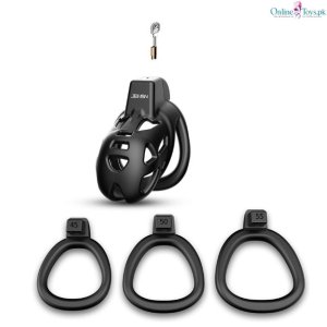 Buy Male Chastity Cage with 3 Adjustable Rings