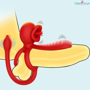 Vibrating Silicone Cock Ring for Couples