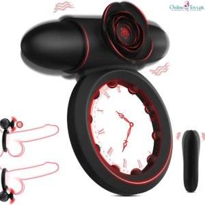 Vibrating Cock Ring with Bullet Vibrator Sex Toy
