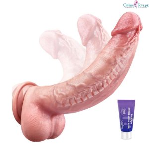 10 Inch Realistic Huge Bendable Silicone Dildo